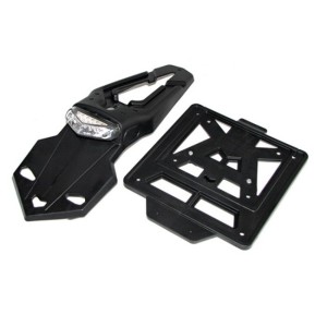 Mocowanie tablicy rejestracyjnej Racing z lampką LED - RACETECH (RTECH)