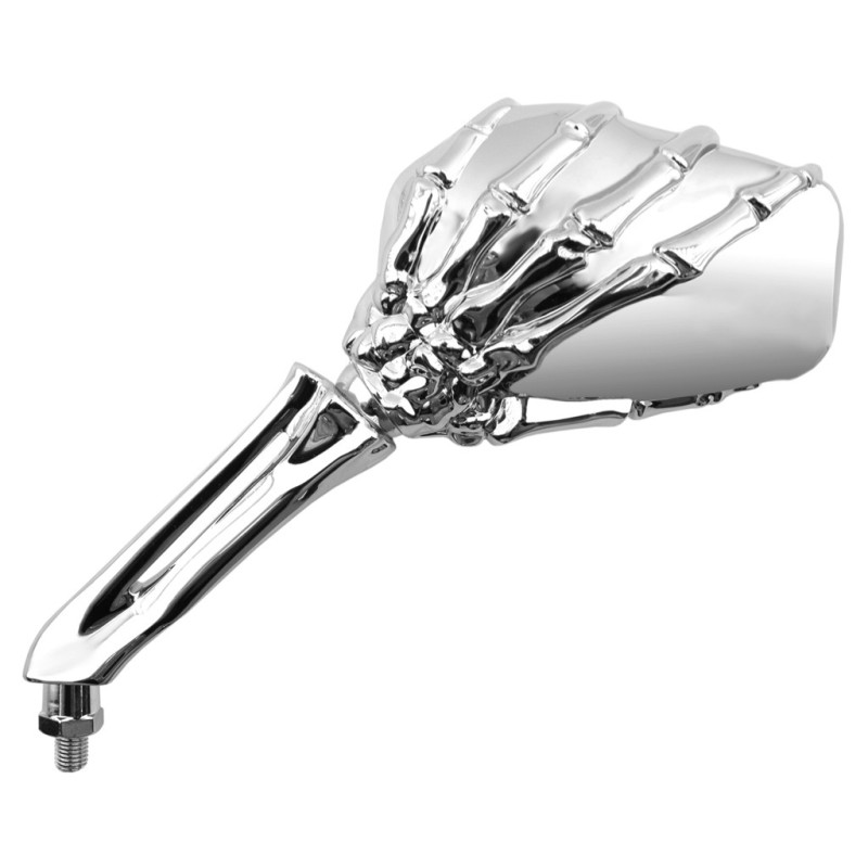 Lusterko lewe uniwersalne chrom V PARTS (VICMA) (Dłoń kościotrupa) (E569I)