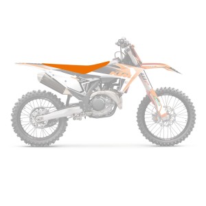 Pokrowiec na siedzenie KTM SX/SXF 125/250/350/450 '23-'24, EXC/EXCF '24 - Pomarańczowy