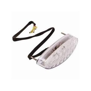 Lampa tylna LED do roweru - uniwersalna biała szkło | Oxford OF375