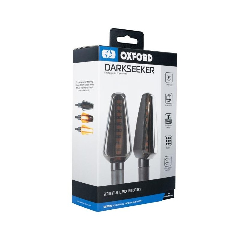 OXFORD 09/2025 KIERUNKOWSKAZY SEKWENCYJNE LED DARKSEEKER Z OPORNIKIEM 2 SZTUKI