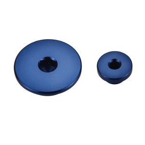 Korki inspekcyjne silnika Suzuki RMZ 250 '04-'06 / Kawasaki KXF 250 '04-'09 - niebieski - promocja