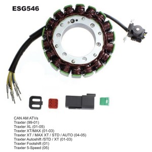 ELECTROSPORT UZWOJENIE ALTERNATORA CAM AM TRAXTER 500 (99-05)