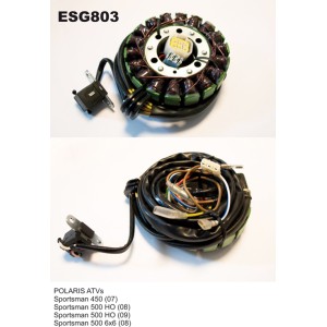 Uzwojenie alternatora (stator) Polaris Sportsman 450/500 (07-09) - ELECTROSPORT