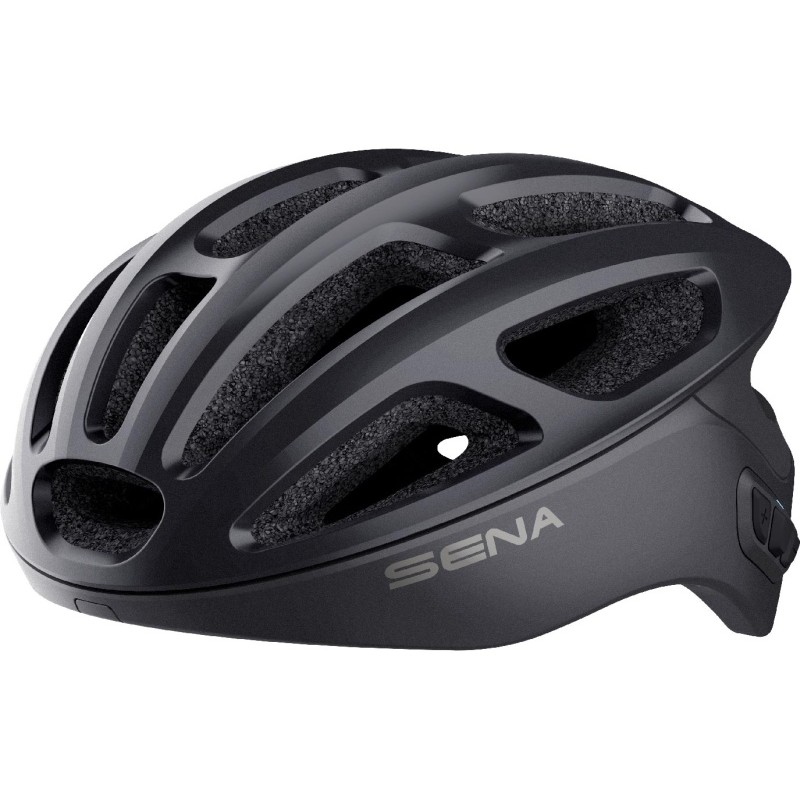 SENA KASK ROWEROWY R1 ROAD Z WBUDOWANYM INTERKOMEM BLUETOOTH 4.1 DO 900M ROZMIAR M (55-58 CM) - CZARNY