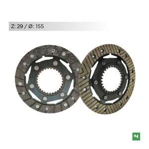 Tarcze sprzęgłowe NEWFREN do Moto Guzzi 850/940/1000/1100/1200 (EBS-0) - suche sprzęgło, dwie tarcze