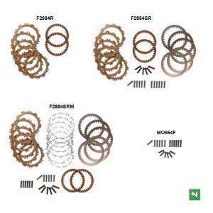 NEWFREN ZESTAW TARCZE SPRZĘGŁOWE Z PRZEKŁADKAMI RACING YAMAHA XP 530 T-MAX '12-'19; XP 560 T-MAX '20-'25; KYMCO AK 550 '17-