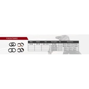 Zestaw naprawczy amortyzatora przedniego Honda CRF 250 '10-'14