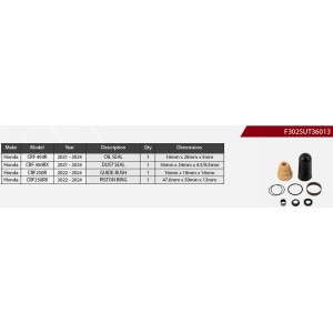 Zestaw naprawczy amortyzatora tylnego Honda CRF 450 R '21-'24, CRF 450 RX '21-'24, CRF 250 R '22-'24, CRF 250 RX '2