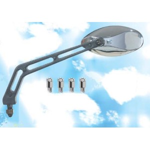 Lusterko uniwersalne lewe/prawe - promocja, kolor czarny