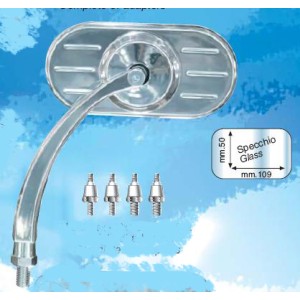 Lustro aluminiowe do samochodu - Uniwersalne lusterko FAR