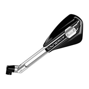 Lusterko prawe regulowane aluminiowe do Vipera - kolor czarny, ramię srebrne