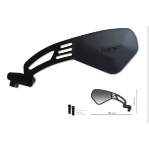 Lusterko prawe VIPER czarne - aluminium, idealne dopasowanie dla Twojego samochodu