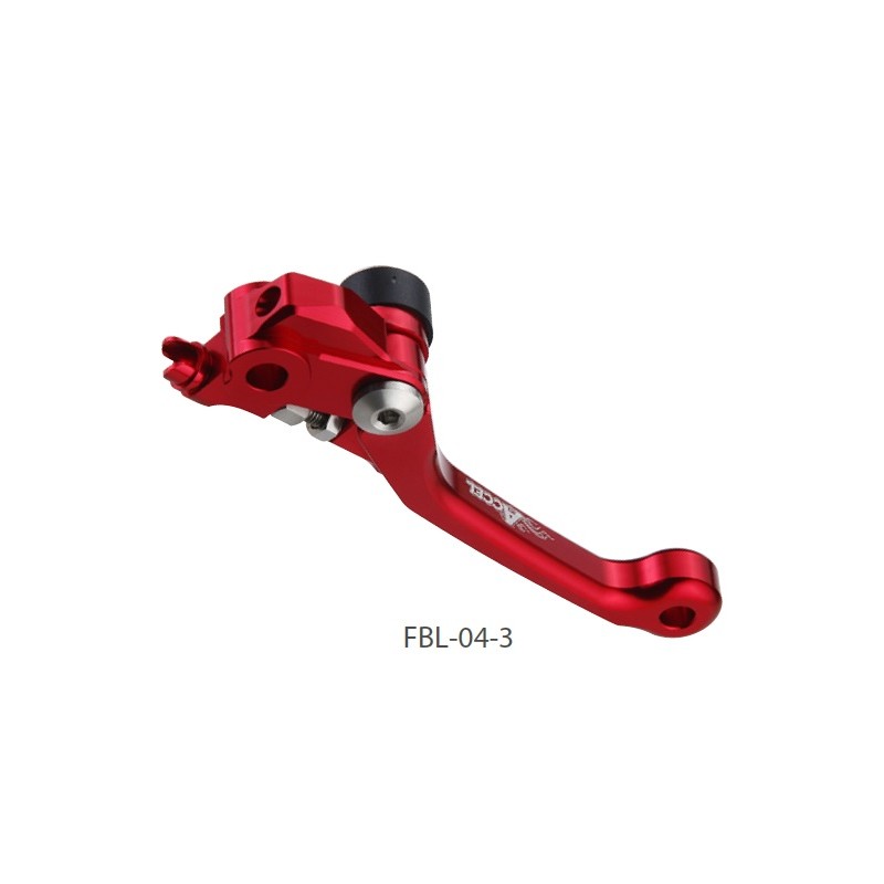 Dźwignia hamulca Honda CRF 250/450 '07-'24 czerwona - Klamka niełamka Accel