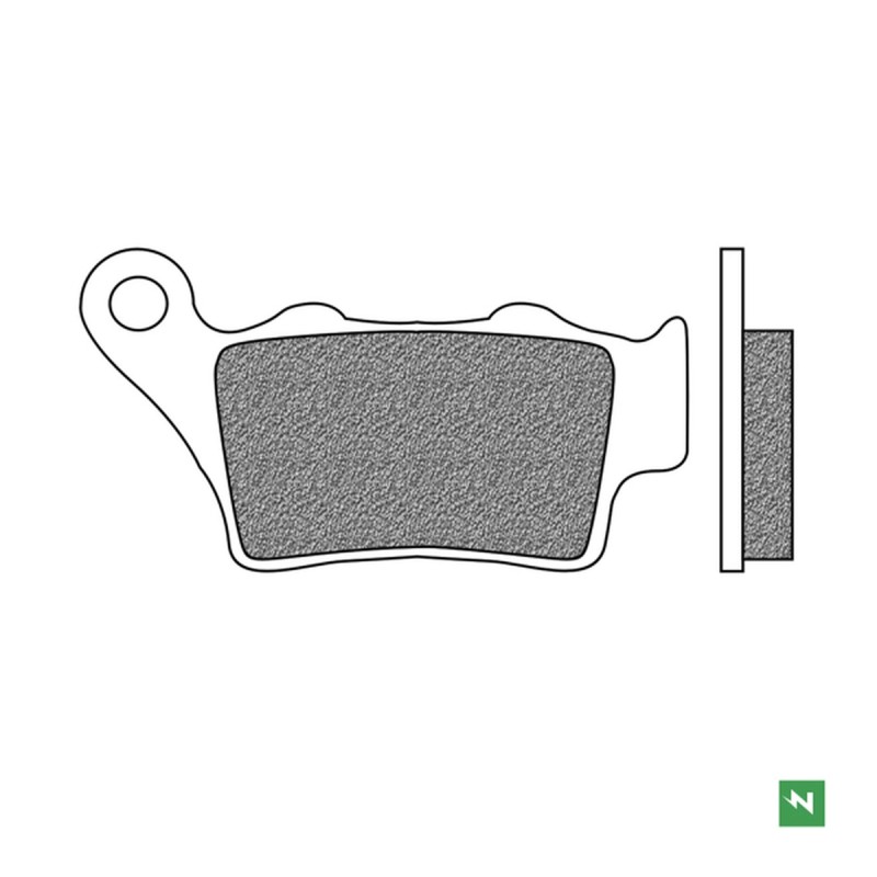 Klocki hamulcowe Newfren KH208 / 213 - organiczne, tył do motocykli turystycznych