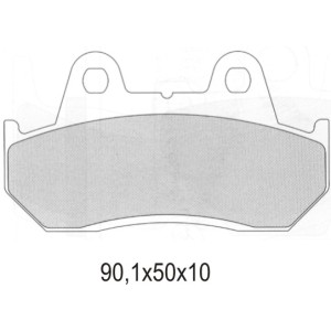 GALFER KLOCKI HAMULCOWE KH069 SPIEK METALICZNY TYŁ (ZŁOTE) - wyprzedaż