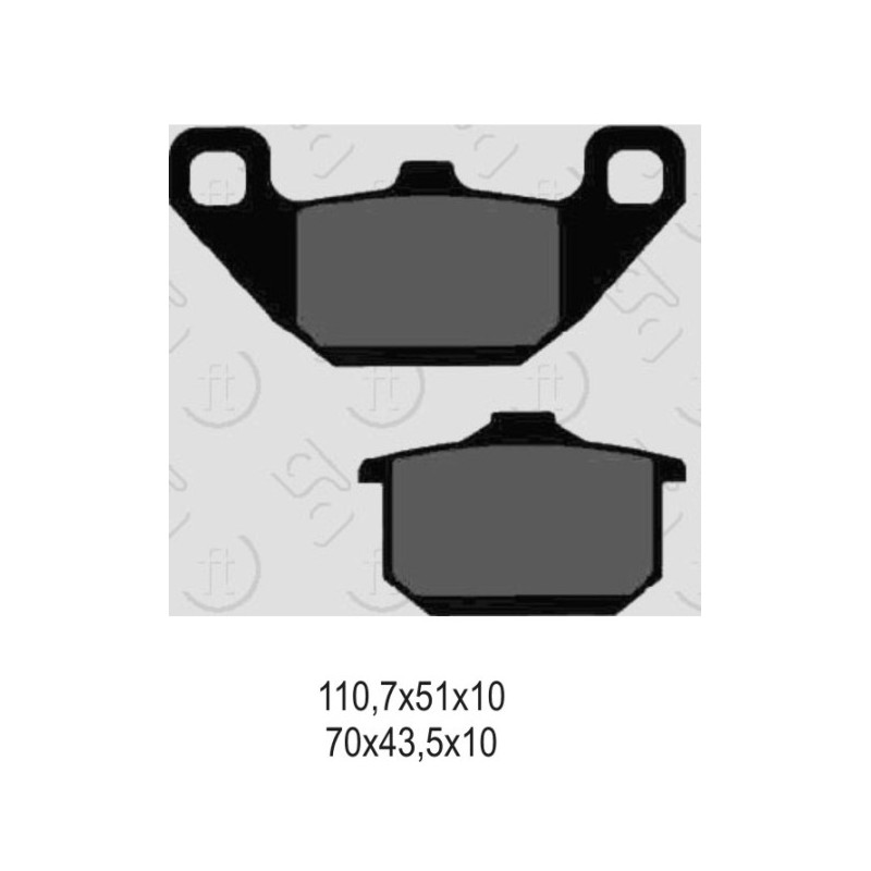 GALFER KLOCKI HAMULCOWE KH085 SPIEK METALICZNY (ZŁOTE) - Wyprzedaż!