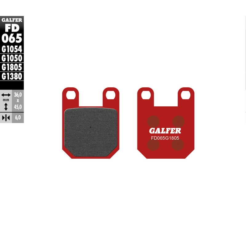 GALFER KLOCKI HAMULCOWE KH115 TRIAL - Sklep Motocyklowy