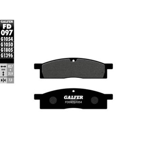 GALFER KLOCKI HAMULCOWE KH119 PÓŁMETALICZNE - najlepsza jakość i trwałość