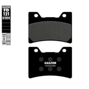 GALFER KLOCKI HAMULCOWE KH160 SPIEK METALICZNY (ZŁOTE) - Wyprzedaż