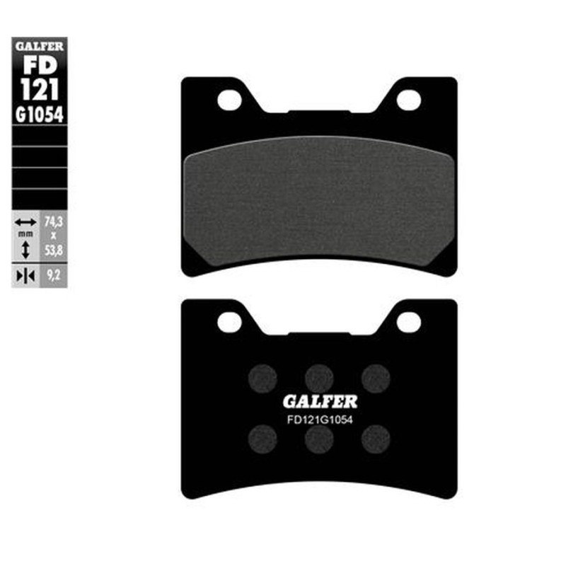 GALFER KLOCKI HAMULCOWE KH160 SPIEK METALICZNY (ZŁOTE) - Wyprzedaż