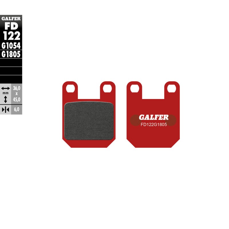 Klocki hamulcowe GALFER KH115 do Montessa Cota 310/311/314/315 - przód