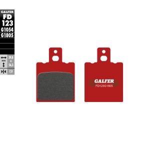 Klocki hamulcowe GALFER KH047 do Montessa Cota 310/311/314/315 - tył