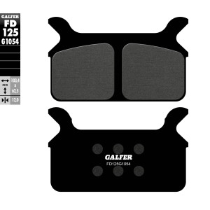 Klocki hamulcowe GALFER KH201 do Harley Davidson