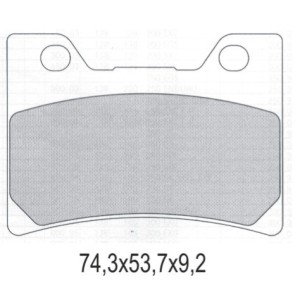 Klocki hamulcowe GALFER KH182 złote - wyprzedaż!