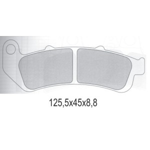 GALFER KLOCKI HAMULCOWE KH189 PÓŁMETALICZNE - Oferta Specjalna - Wyprzedaż