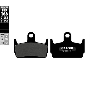 GALFER KLOCKI HAMULCOWE KH234 PÓŁMETALICZNE SKUTERY