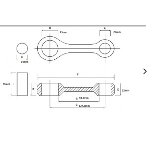 NAMURA KORBOWÓD POLARIS 400 RANGER/SPORTSMAN '08-'14, 450 '06-'07, 500 SPORTSMAN/SCRAMBLER BIGBOSS RANGER '01-'13