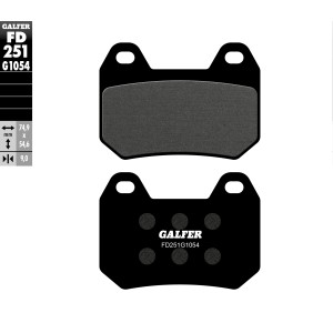 Klocki hamulcowe GALFER KH304 do BMW K 1200 LT - tył