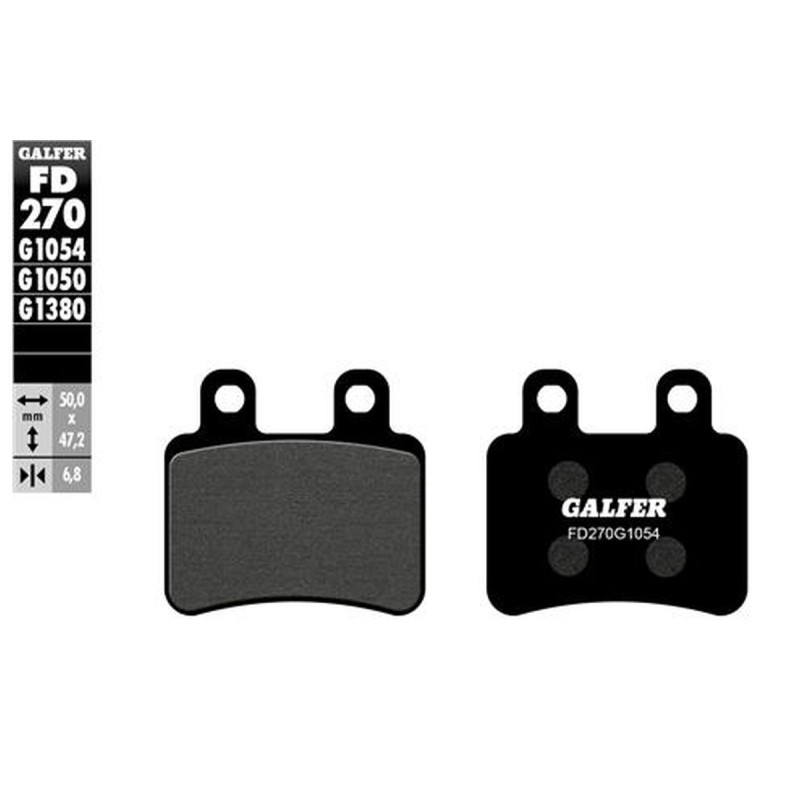 GALFER KLOCKI HAMULCOWE KH350 PÓŁMETALICZNE - Oferta Specjalna, Wyprzedaż