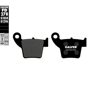 GALFER KLOCKI HAMULCOWE KH346 PÓŁMETALICZNE - najlepsza jakość i wydajność