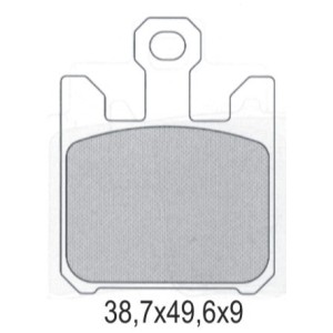 GALFER KLOCKI HAMULCOWE KH369/4 PÓŁMETALICZNE - Oferta specjalna, wyprzedaż