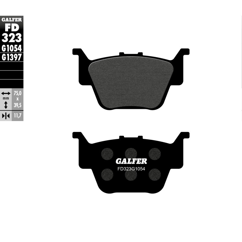 Klocki hamulcowe GALFER KH373 do HONDA TRX 420, TRX 450, TRX 500, TRX 650 RINC