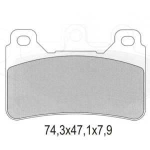 Klocki hamulcowe GALFER KH390 Półmetaliczne Honda CBR 600/1000RR - Oferta Specjalna