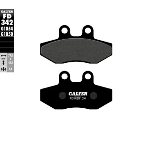 GALFER KLOCKI HAMULCOWE KH393 PÓŁMETALICZNE SKUTERY YAMAHA/ MBK