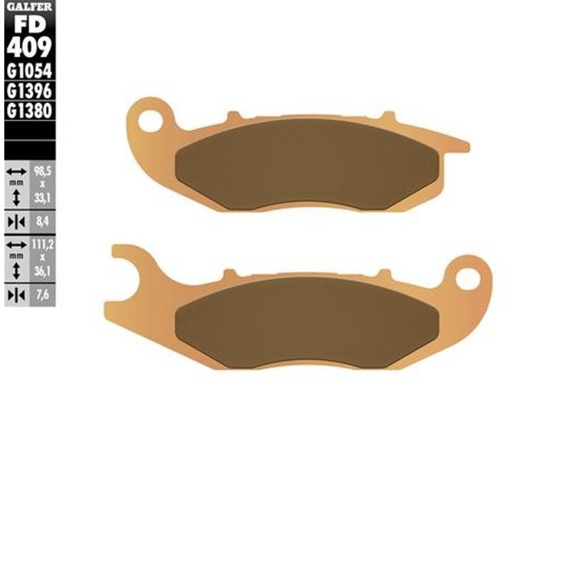 GALFER KLOCKI HAMULCOWE KH465 SPIEK METALICZNY OFF ROAD - najlepsza jakość i wydajność