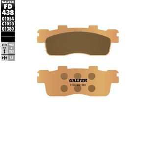 GALFER KLOCKI HAMULCOWE KH498 SPIEK METALICZNY SCOOTER - najlepsza jakość w dobrej cenie