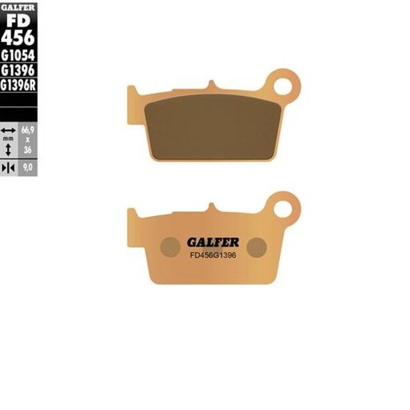 Galfer Klocki Hamulcowe KH367/2 Spięk Metaliczny (Złote) Off Road