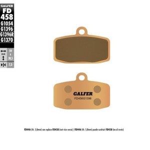 Klocki hamulcowe GALFER KH612 Off Road - grubość 7,3mm