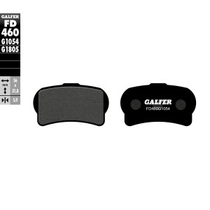 Klocki hamulcowe GALFER KH644 półmetaliczne - najlepsza jakość do triala