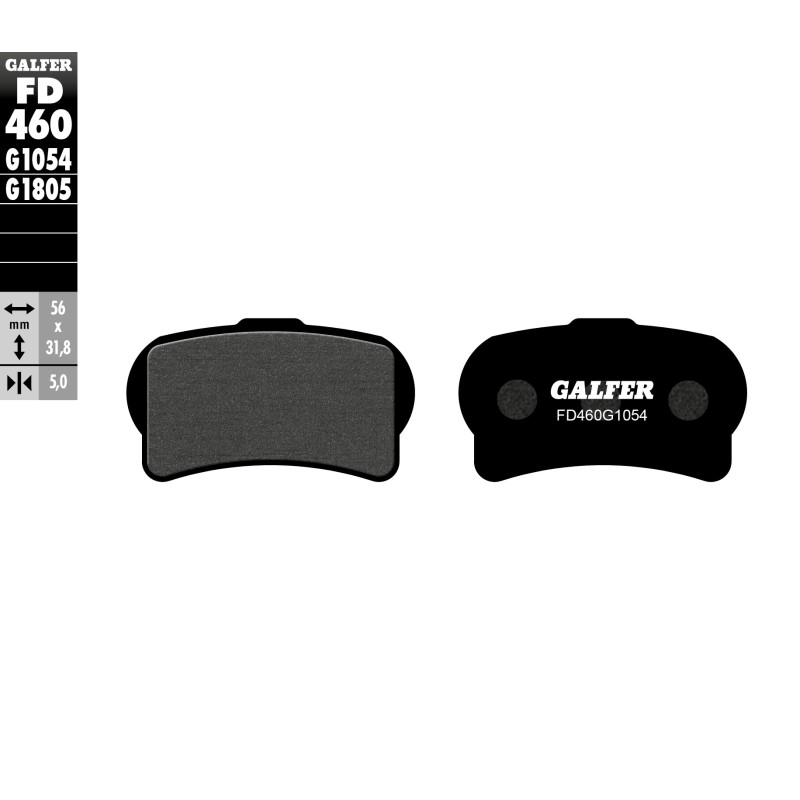 Klocki hamulcowe GALFER KH644 półmetaliczne - najlepsza jakość do triala