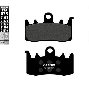 GALFER KLOCKI HAMULCOWE KH630 PÓŁMETALICZNE - najlepsza jakość i skuteczność