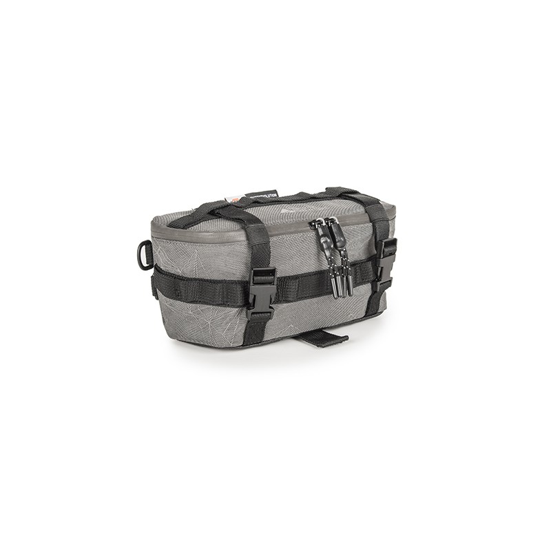 Kappa Torba na Kierownicę 3L Kolor Szary (Może Służyć jako Dodatkowa Torba Doczepiana do RA315) - Inspiring Adventure