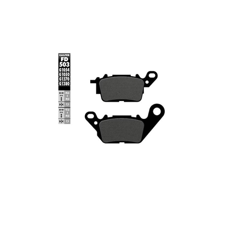 Klocki hamulcowe GALFER KH694 do Yamahy N-Max 125/150 - półmetaliczne