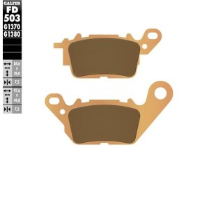 GALFER KLOCKI HAMULCOWE KH694 SPIEK METALICZNY (ZŁOTE) - Yamaha N-Max 125/150