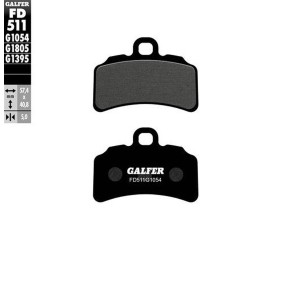 GALFER KLOCKI HAMULCOWE PÓŁMETALICZNE BETA EVO 125 / 250 / 300 '17-'23, GAS GAS TRIAL GP 125 / 250 / 280 / 300 '19-, TXT 125